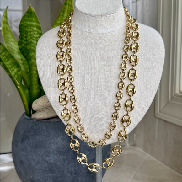10 karat gold, mariner, chain necklace - Picture 6 of 16